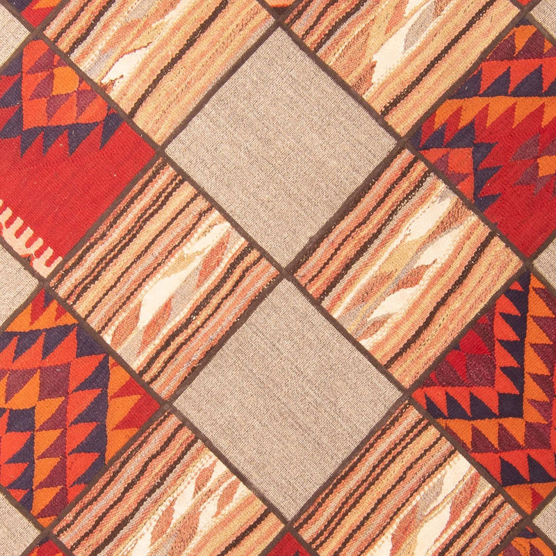 Tapis patchwork - 200 x 150 cm - multicolore