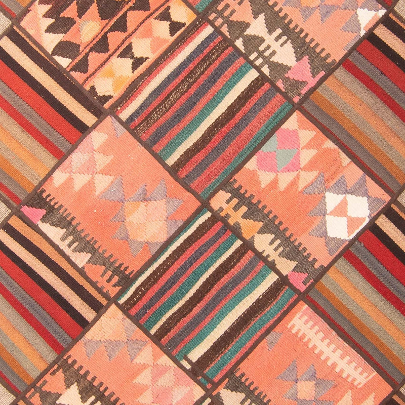 Tapis patchwork - 200 x 150 cm - multicolore