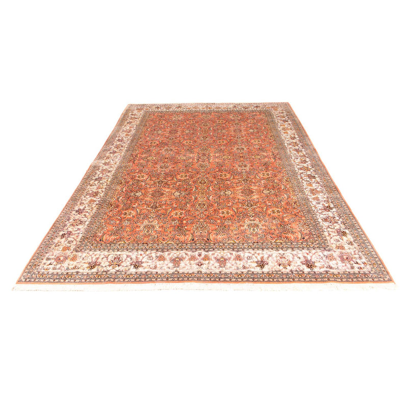 Tapis en soie - Soie du Cachemire - 276 x 187 cm - rouille