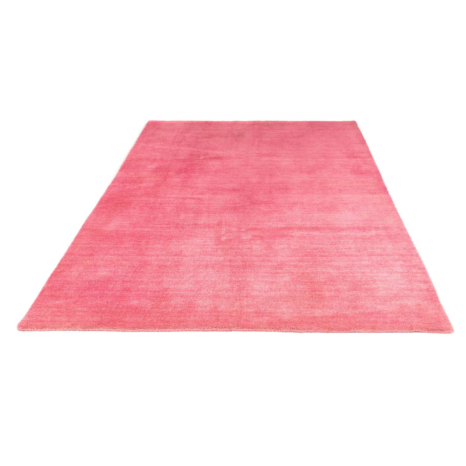 Tapis Népalais - 243 x 170 cm - rouge clair