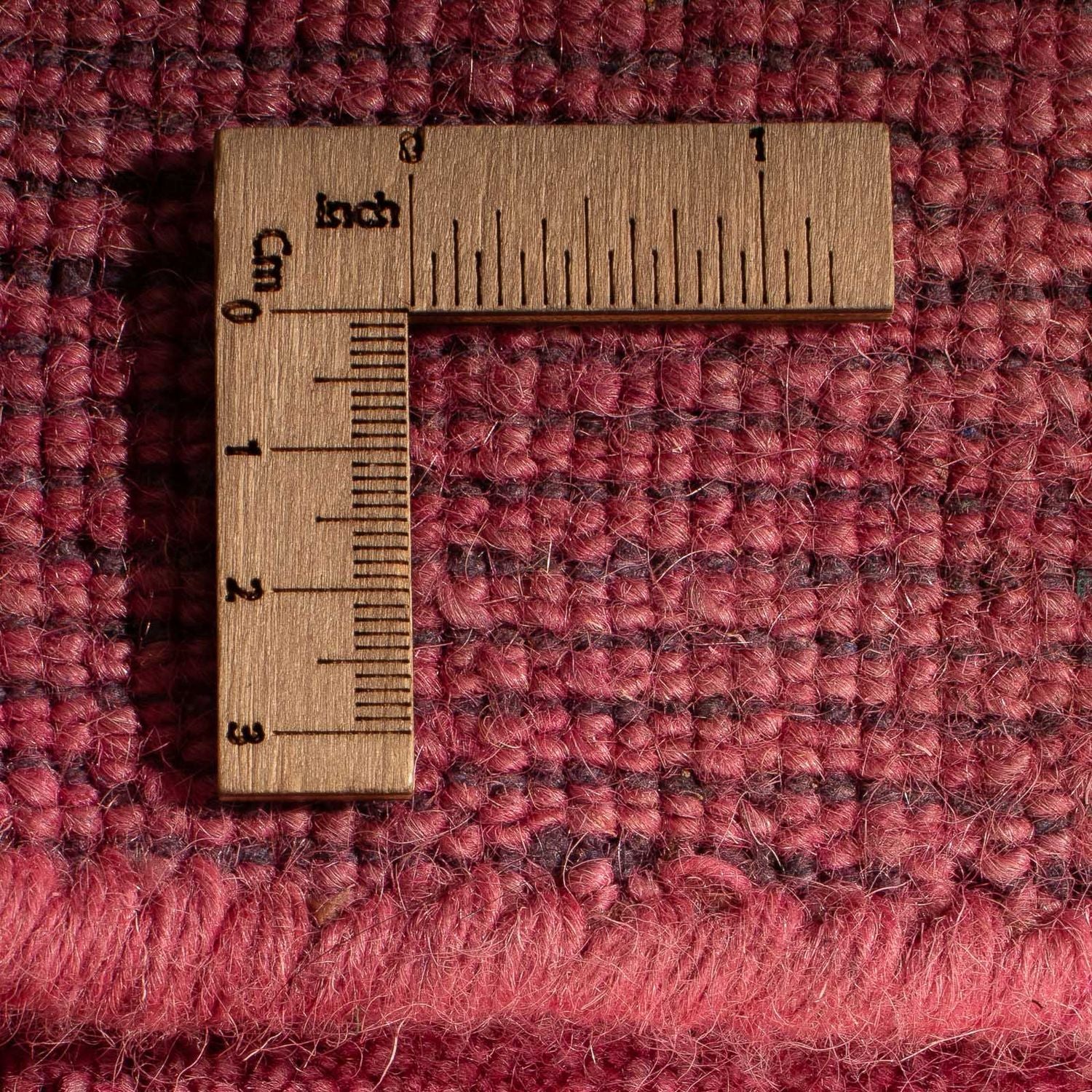 Tapis Népalais - 243 x 170 cm - rouge clair