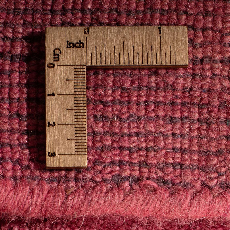 Tapis Népalais - 243 x 170 cm - rouge clair