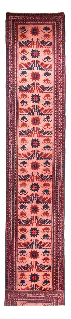 Kelim Teppich - Oriental 400 x 75 cm - hellrot