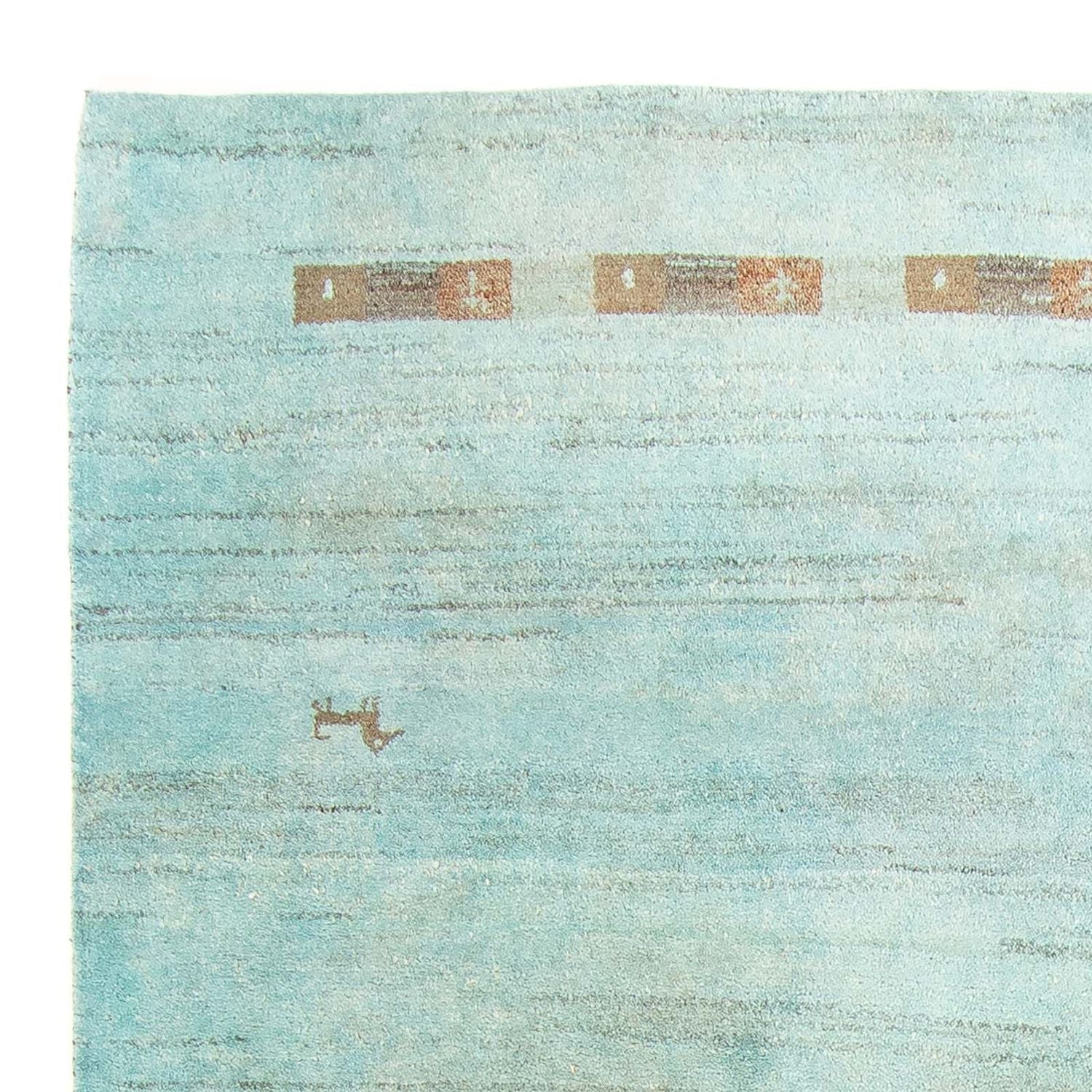 Gabbeh Teppich - Indus 237 x 170 cm - hellblau