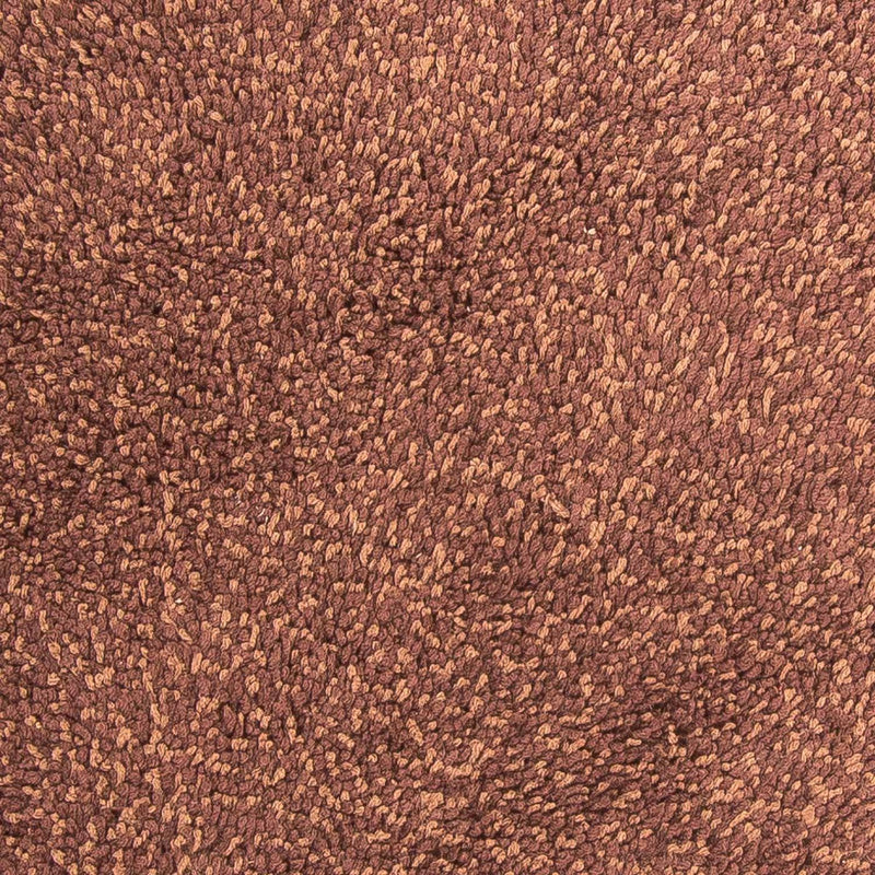Tapis à poils longs ronde  - 150 x 150 cm - marron