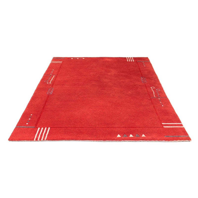 Tapis Népalais - 228 x 162 cm - rouge