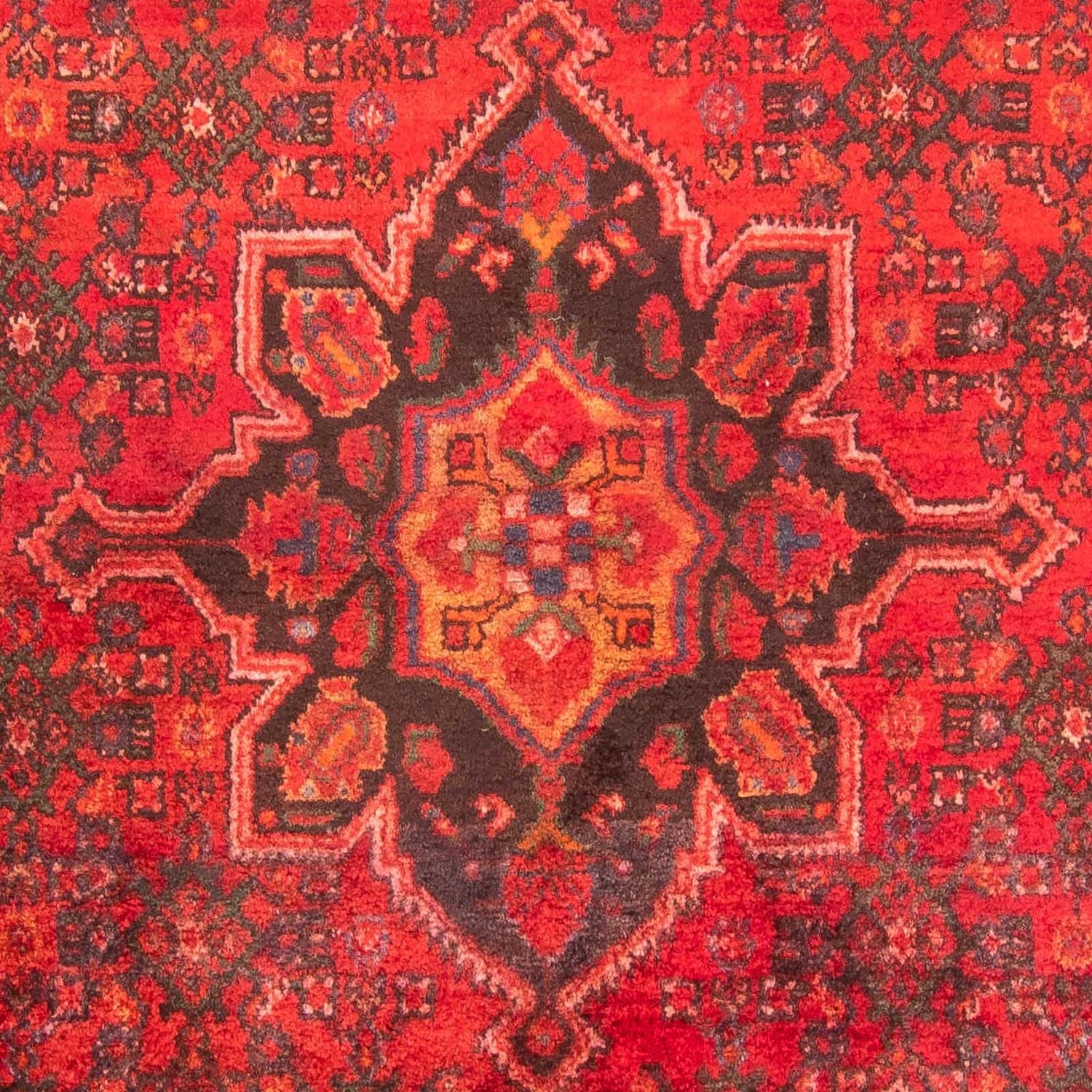 Tapis persan - Nomadic - 302 x 214 cm - rouge foncé