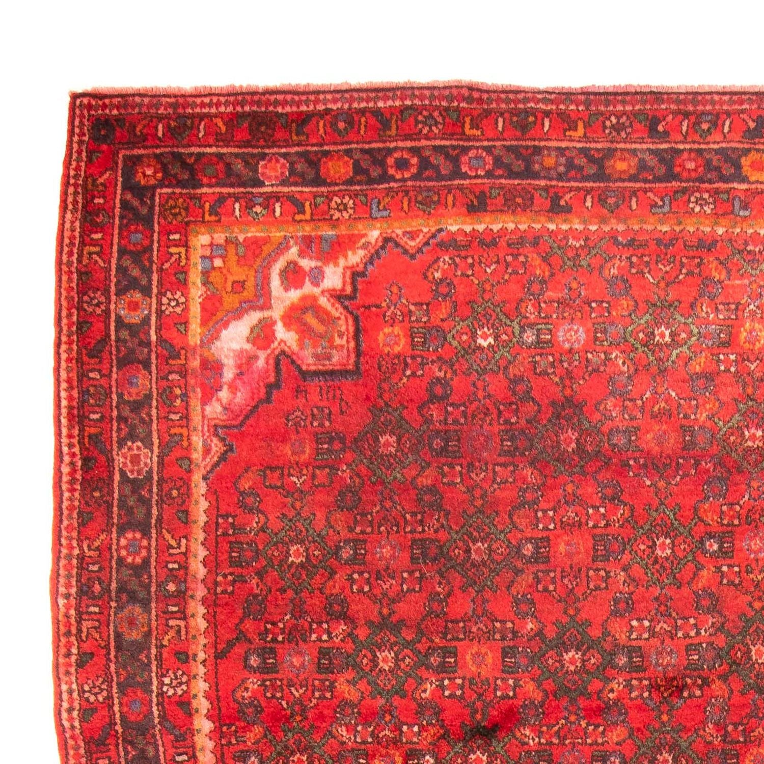 Tapis persan - Nomadic - 302 x 214 cm - rouge foncé