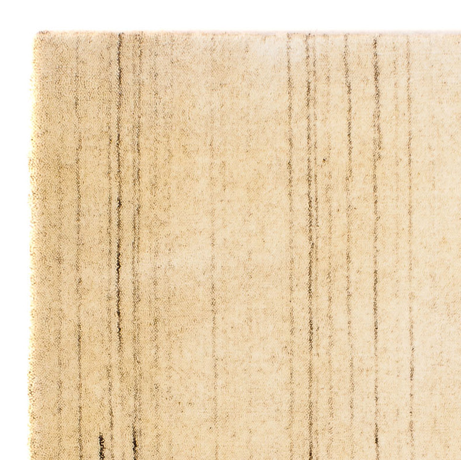 Tapis Gabbeh - Softy carré  - 74 x 69 cm - beige