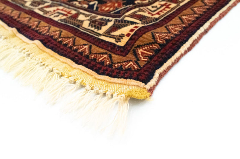 Tapis afghan - 196 x 122 cm - bleu