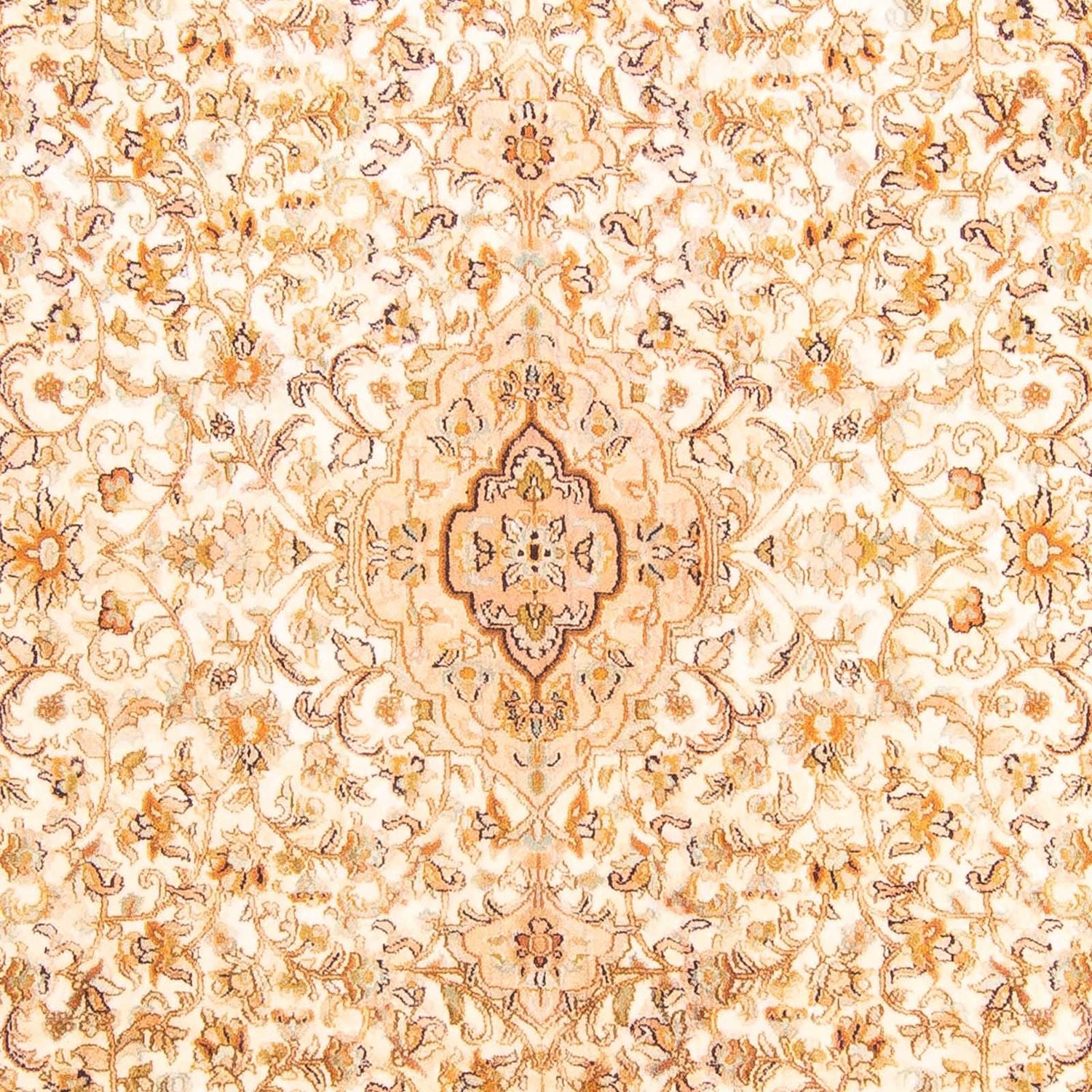 Tapis en soie - Soie du Cachemire - 270 x 186 cm - beige