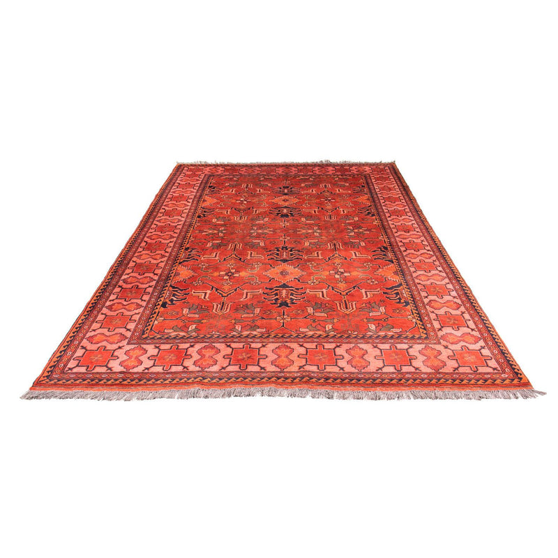 Tapis afghan - Hatschlu - 300 x 205 cm - rouge clair