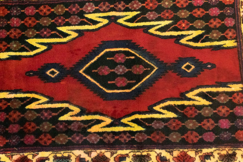 Tapis persan - Nomadic - 151 x 103 cm - rouge