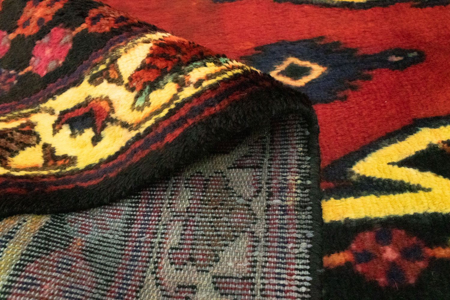 Tapis persan - Nomadic - 151 x 103 cm - rouge