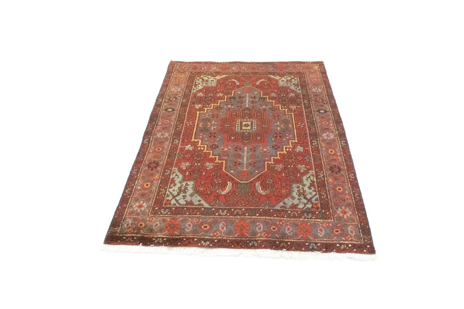 Tapis persan - Nomadic - 148 x 102 cm - rouge