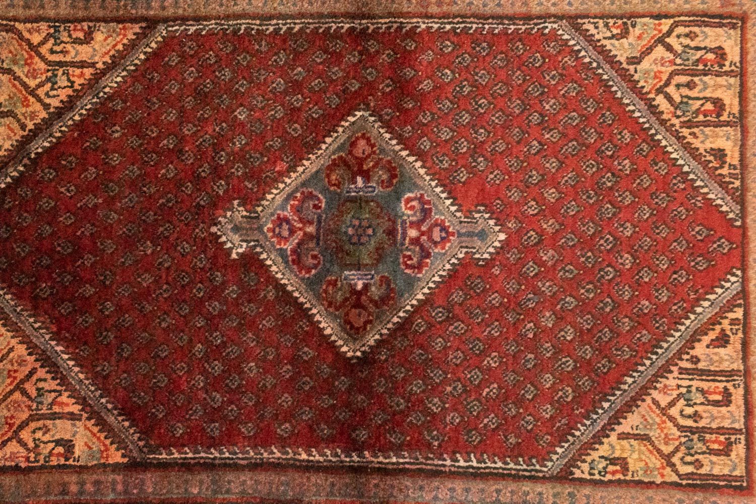 Tapis persan - Mir - 153 x 107 cm - rouge