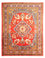 Tapis persan - Nomadic - 210 x 173 cm - rouge