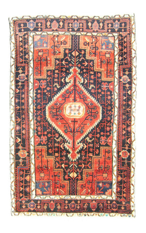 Tapis persan - Nomadic - 193 x 120 cm - orange