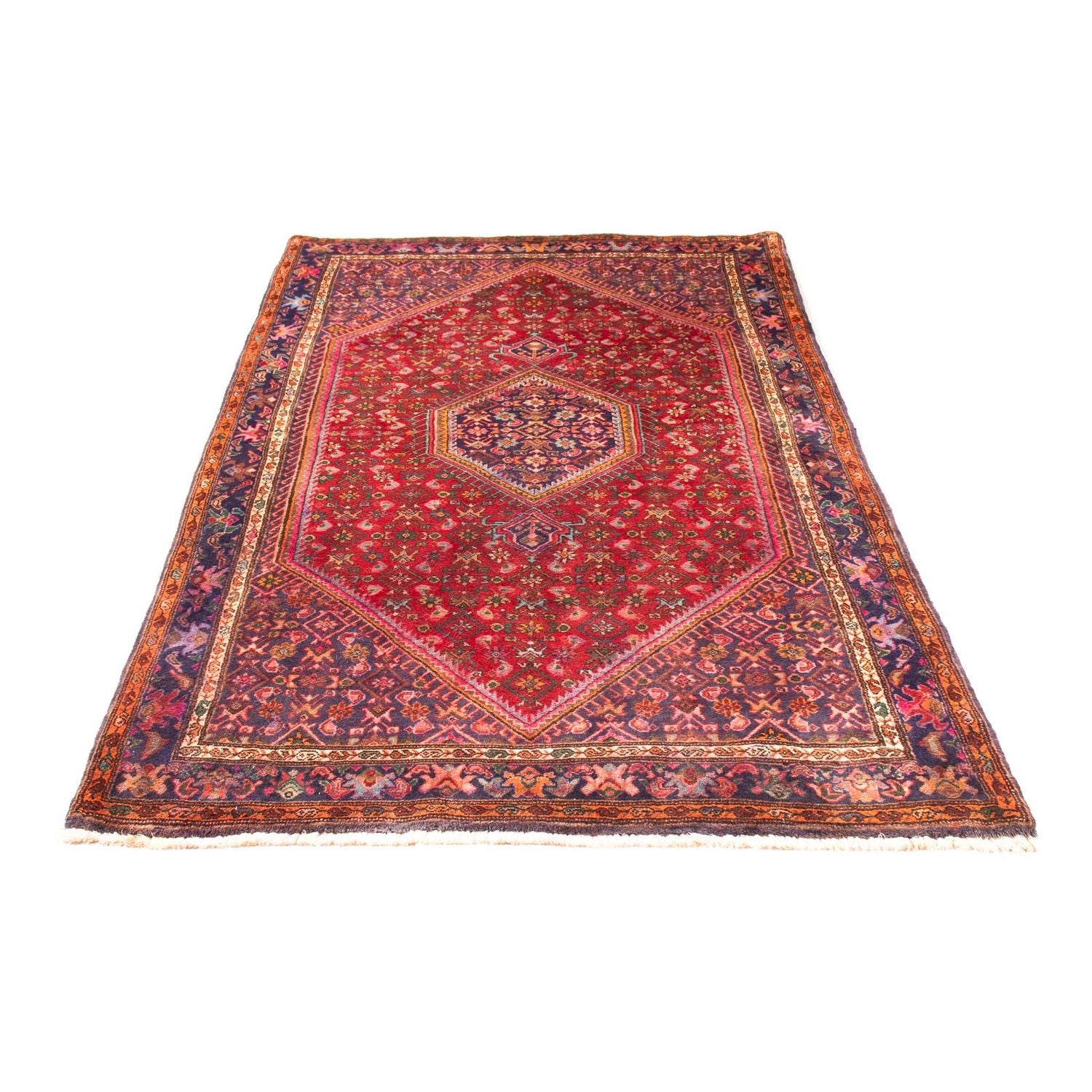 Orientteppich 222 x 128 cm - hellrot