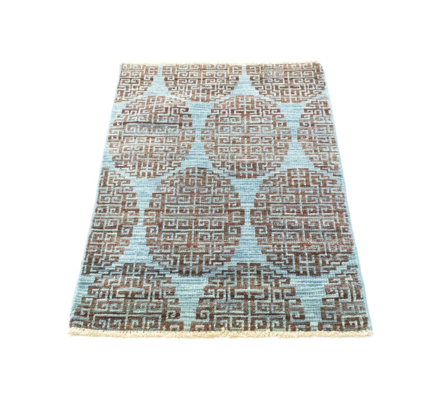 Tapis design - 96 x 60 cm - bleu
