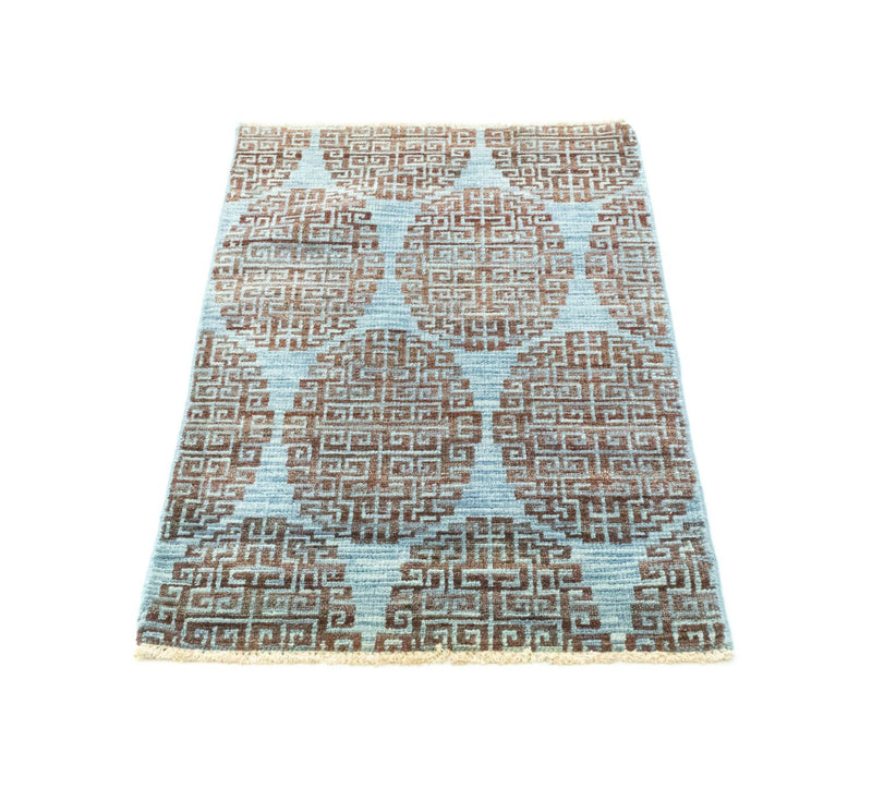 Tapis design - 96 x 60 cm - bleu