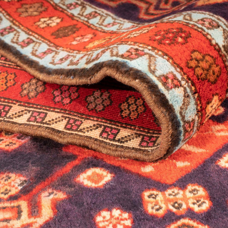 Tapis de couloir Tapis persan - Nomadic - 280 x 130 cm - bleu foncé