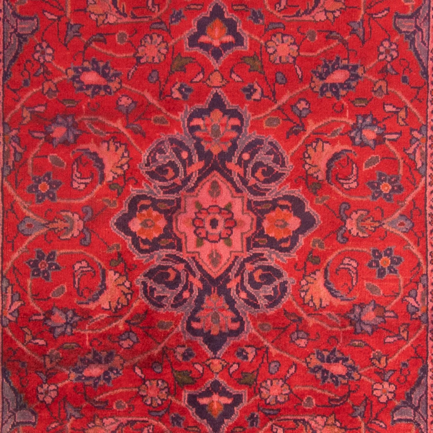 Orientteppich 208 x 135 cm - dunkelrot