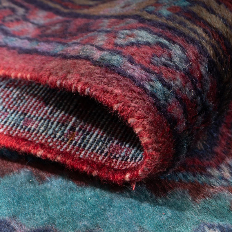 Tapis de couloir Tapis persan - Nomadic - 281 x 89 cm - bleu