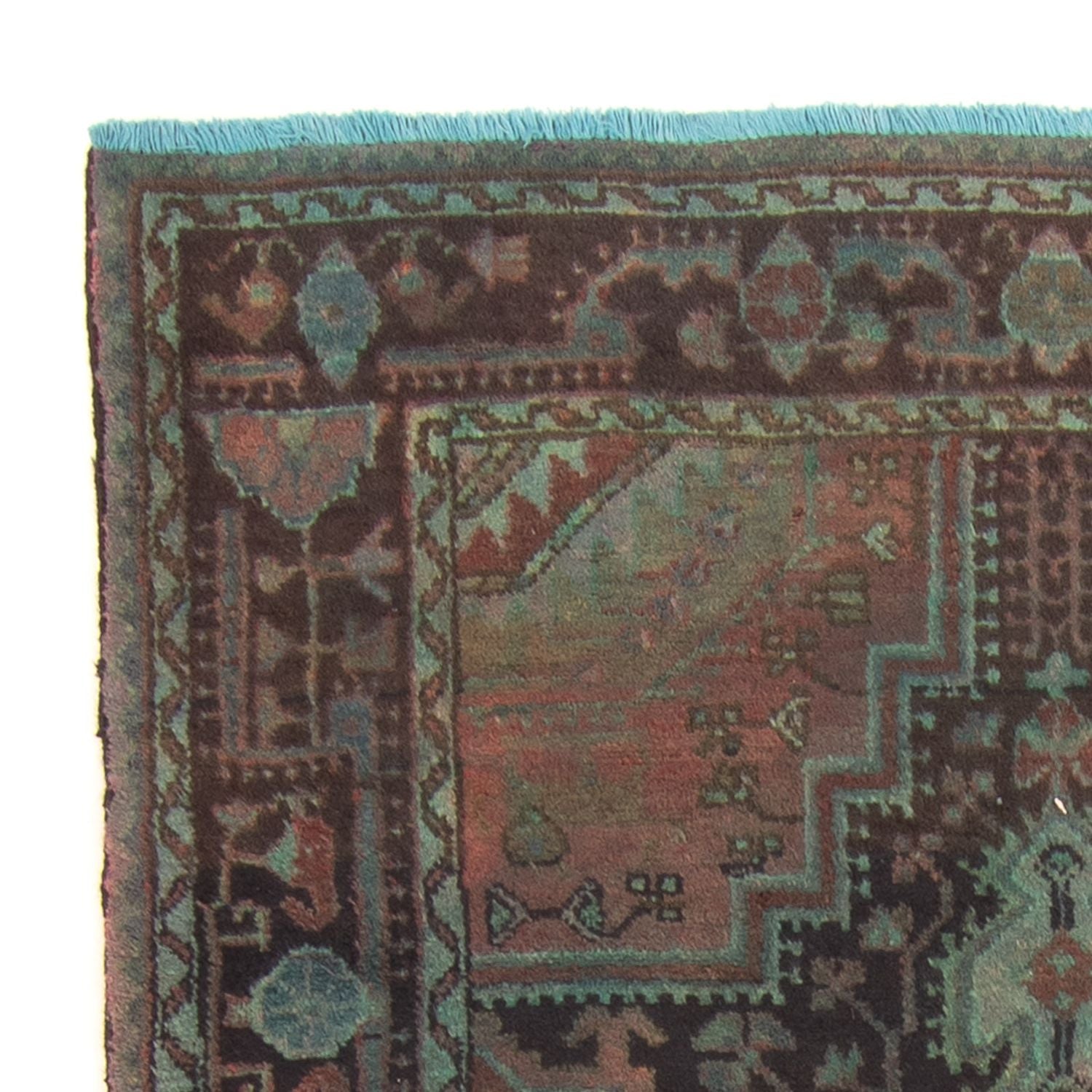 Tapis persan - Nomadic - 174 x 120 cm - bleu clair
