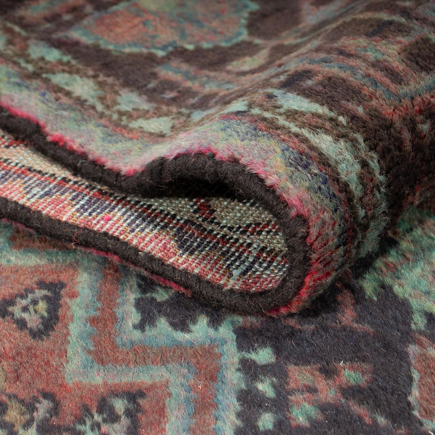 Tapis persan - Nomadic - 174 x 120 cm - bleu clair