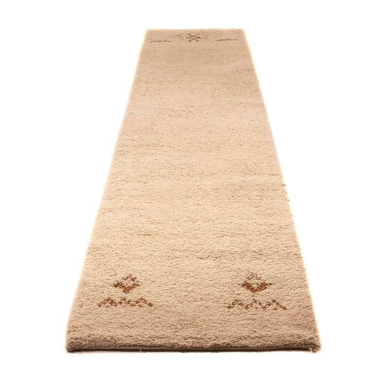 Tapis de couloir Tapis berbère - 332 x 72 cm - beige