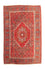Tapis persan - Nomadic - 200 x 127 cm - rouge