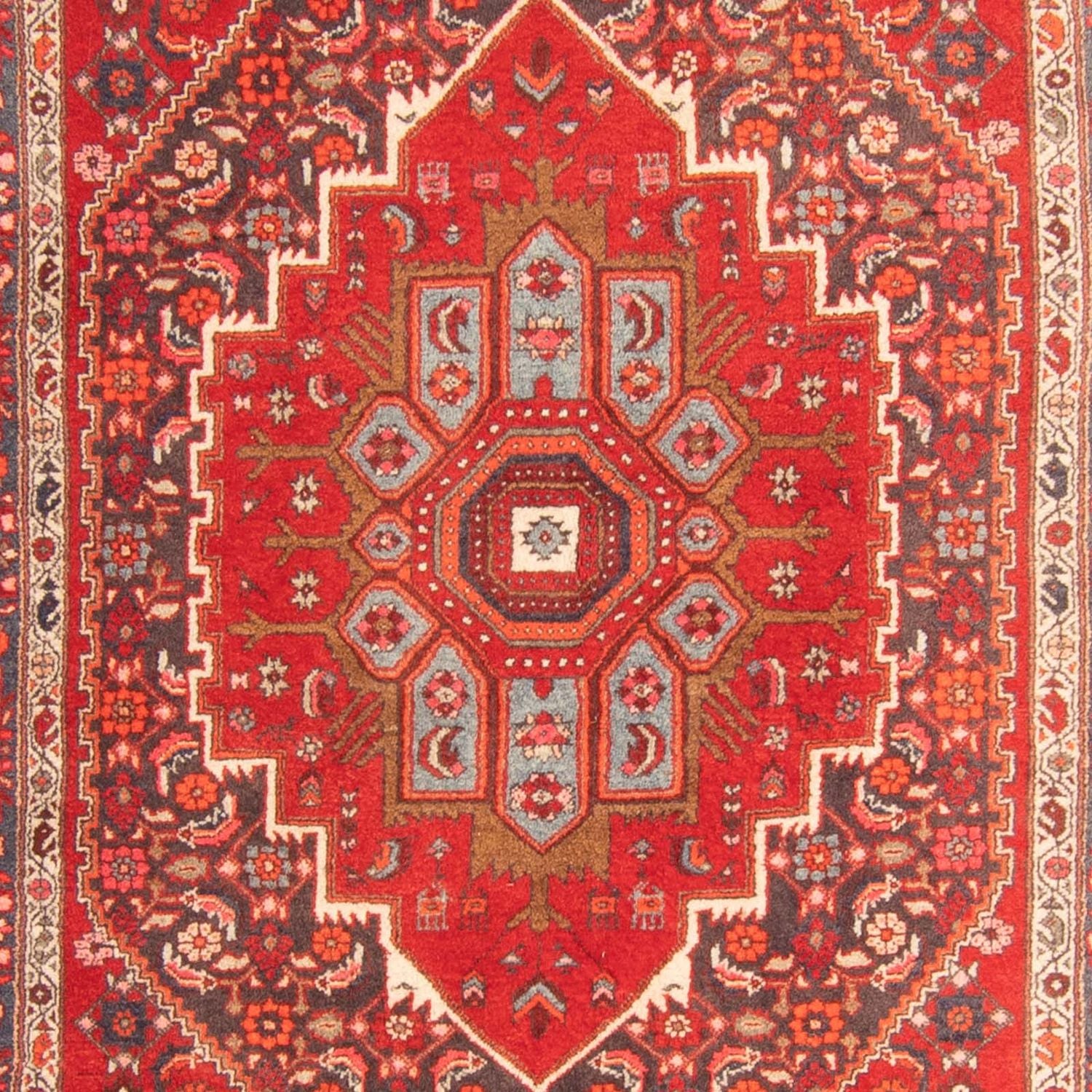 Tapis persan - Nomadic - 200 x 127 cm - rouge