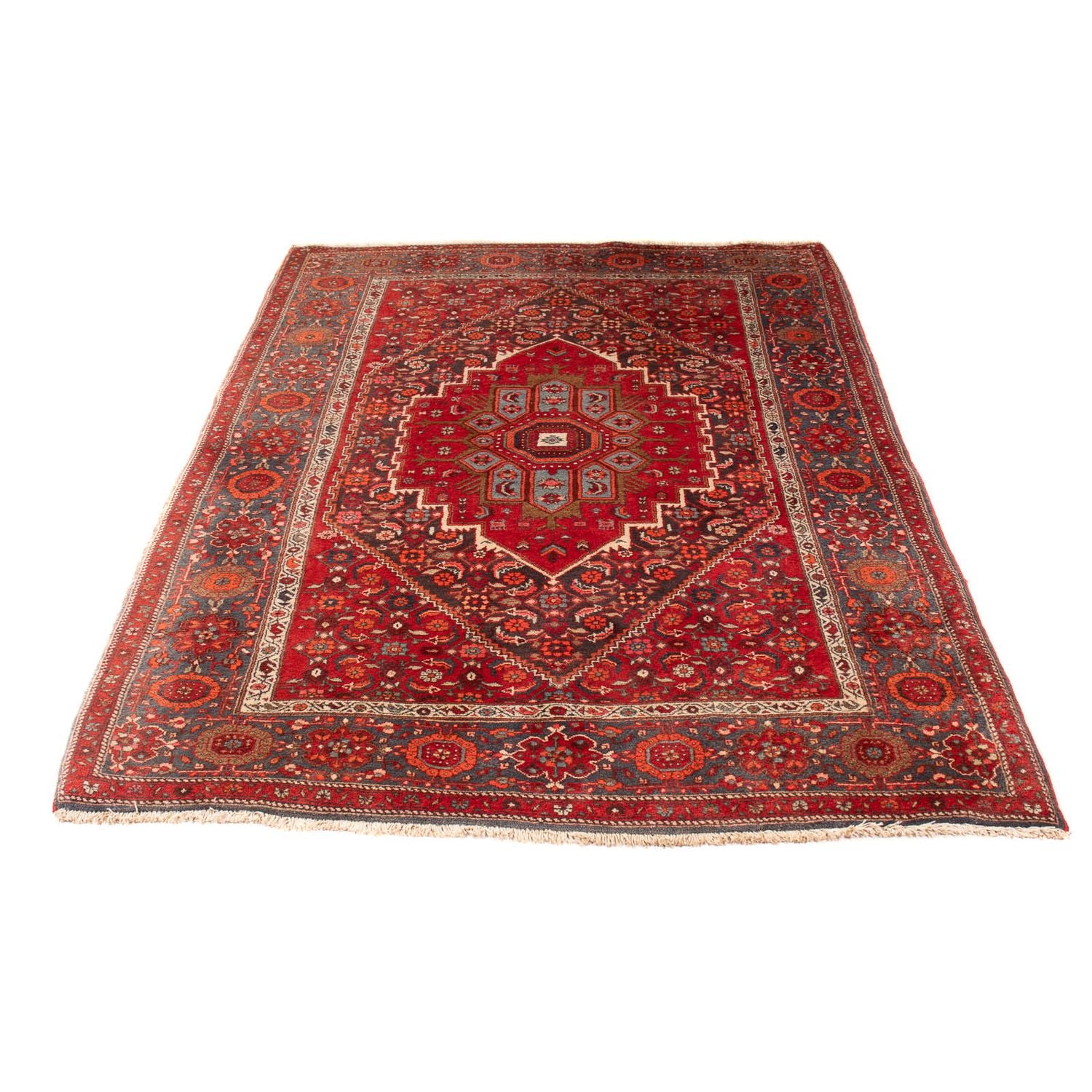 Tapis persan - Nomadic - 200 x 127 cm - rouge