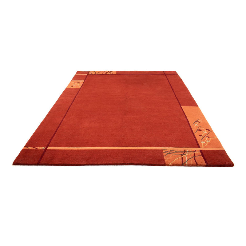 Tapis Népalais - 293 x 205 cm - rouge foncé