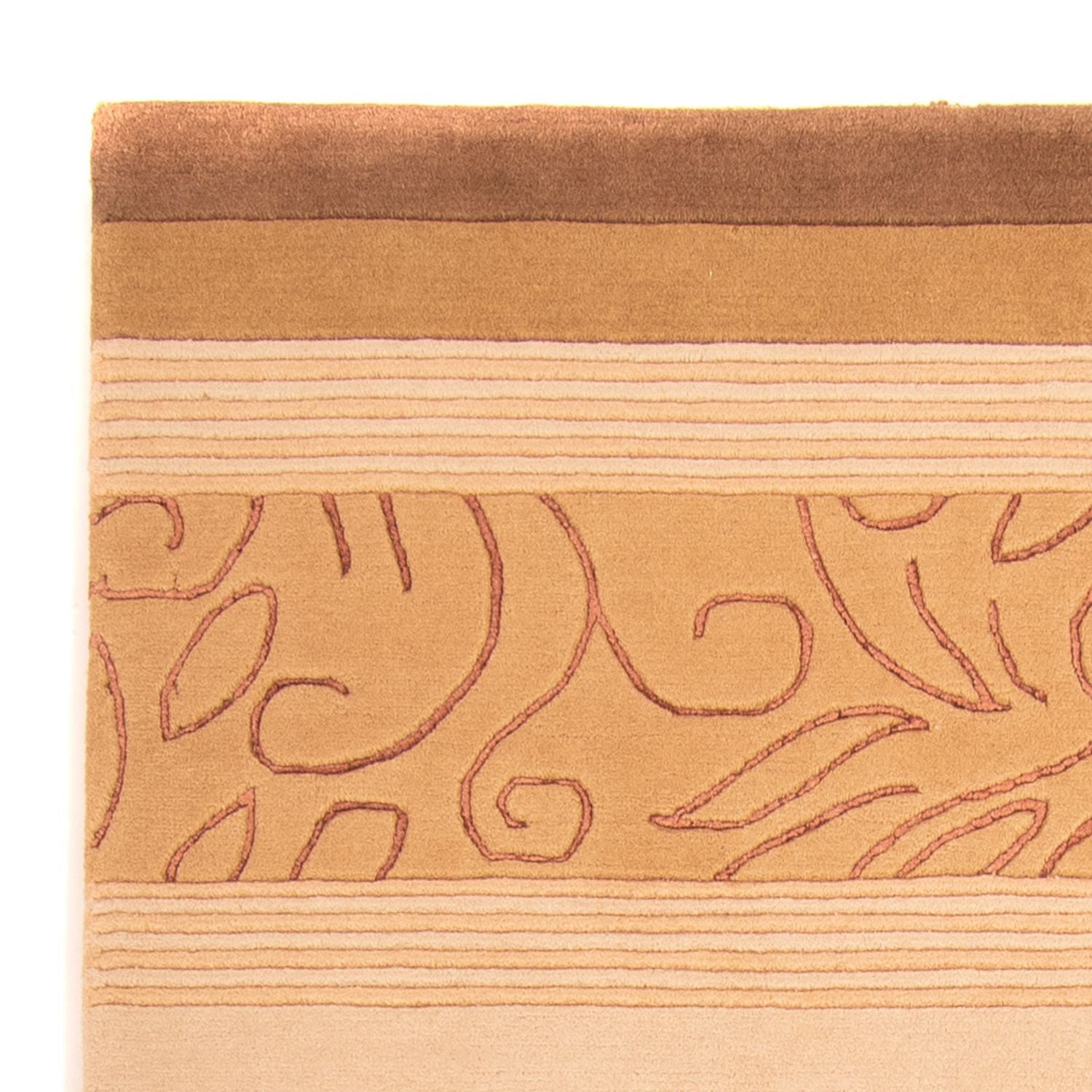 Tapis Népalais - 200 x 144 cm - marron clair