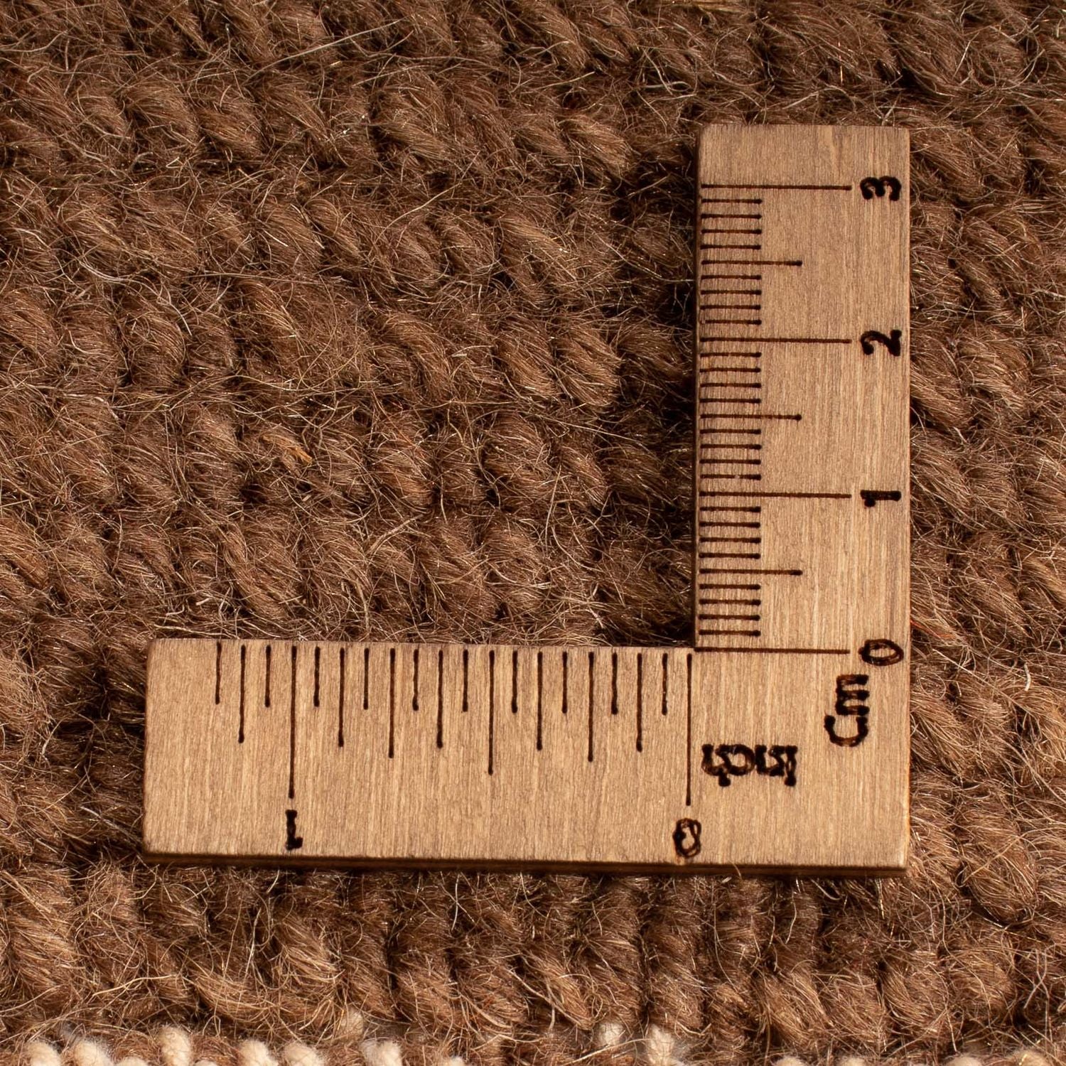 Tapis Népalais - 200 x 144 cm - marron clair