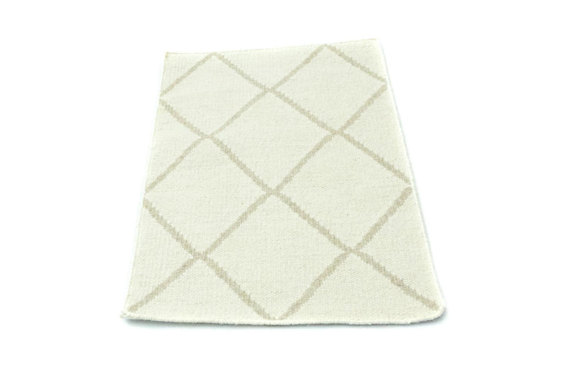 Tapis Kelim - Tendance - 90 x 60 cm - beige
