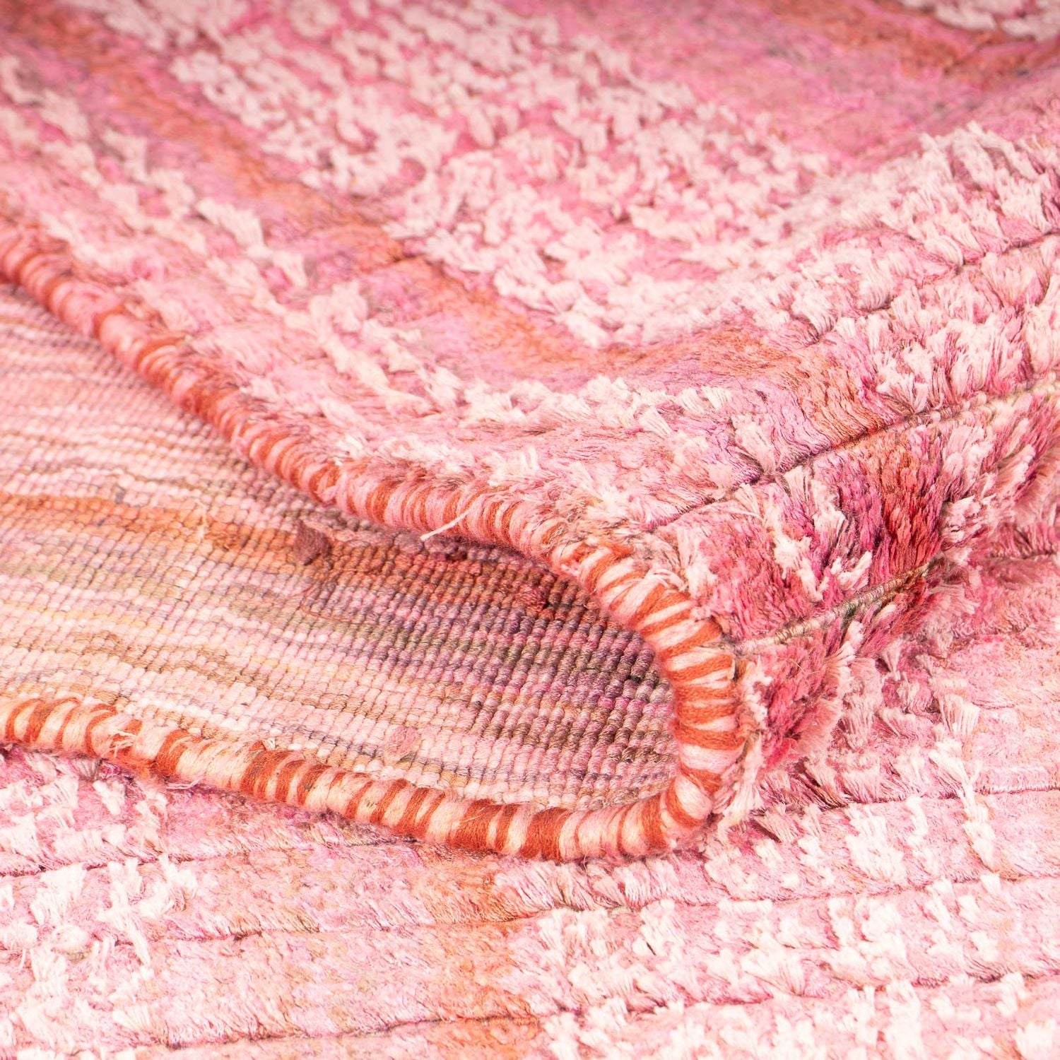 Tapis en viscose - 240 x 150 cm - rose