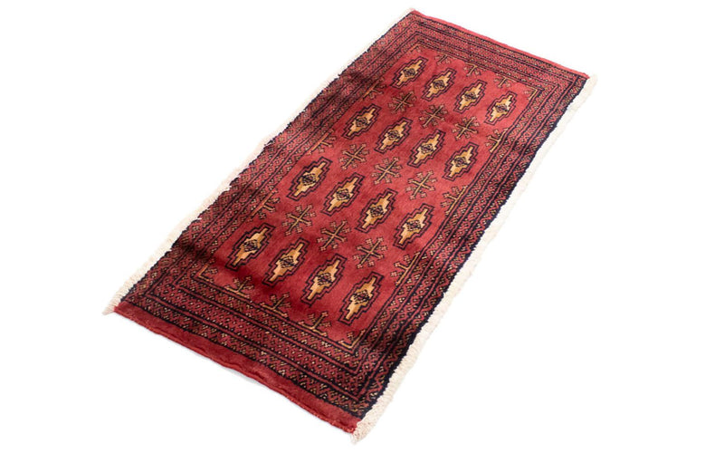 Tapis Turkaman - 130 x 60 cm - rouge