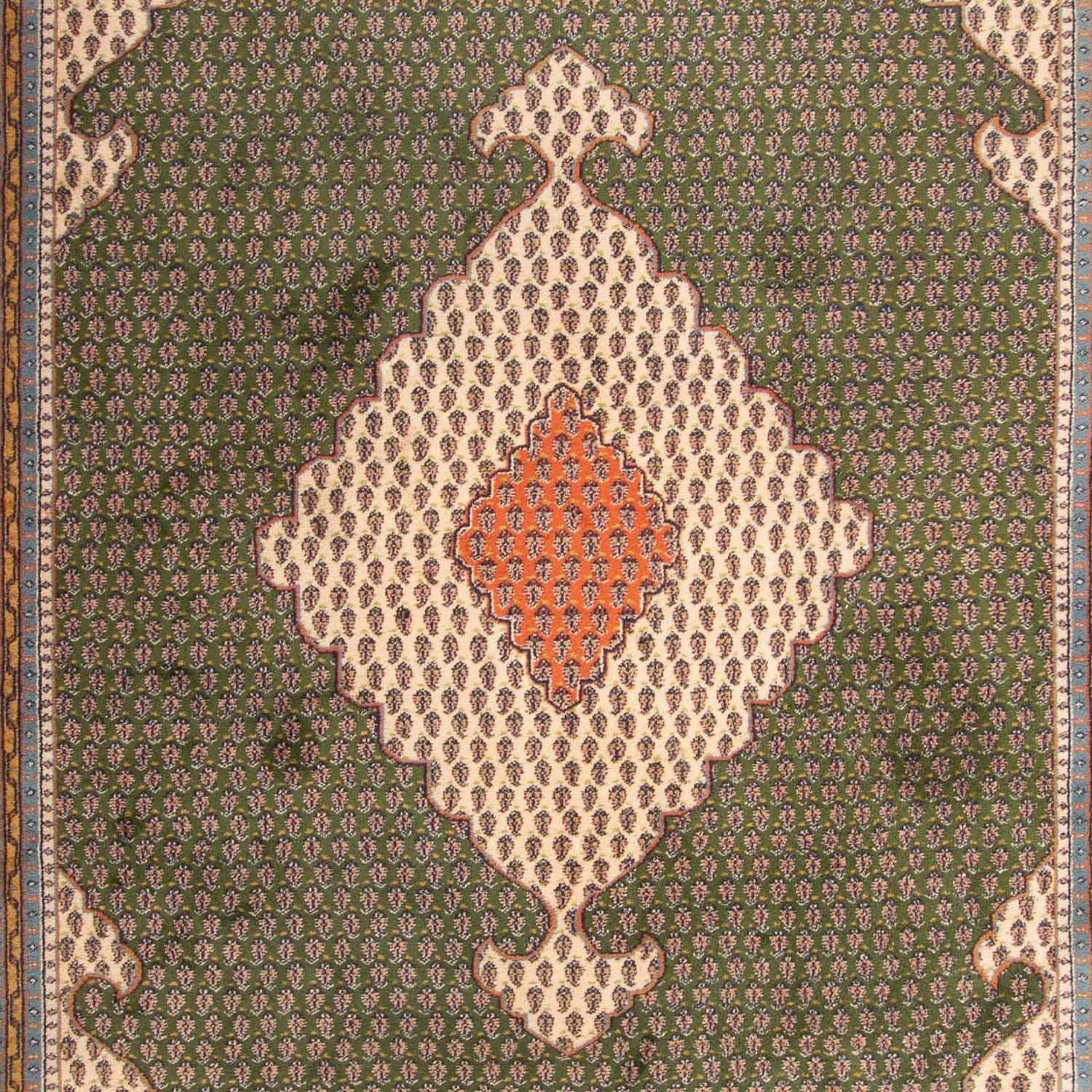 Tapis oriental - Mir - Indus - 348 x 240 cm - vert