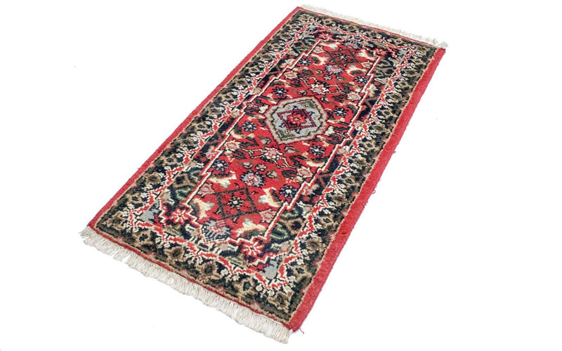 Tapis oriental - 150 x 80 cm - rouge
