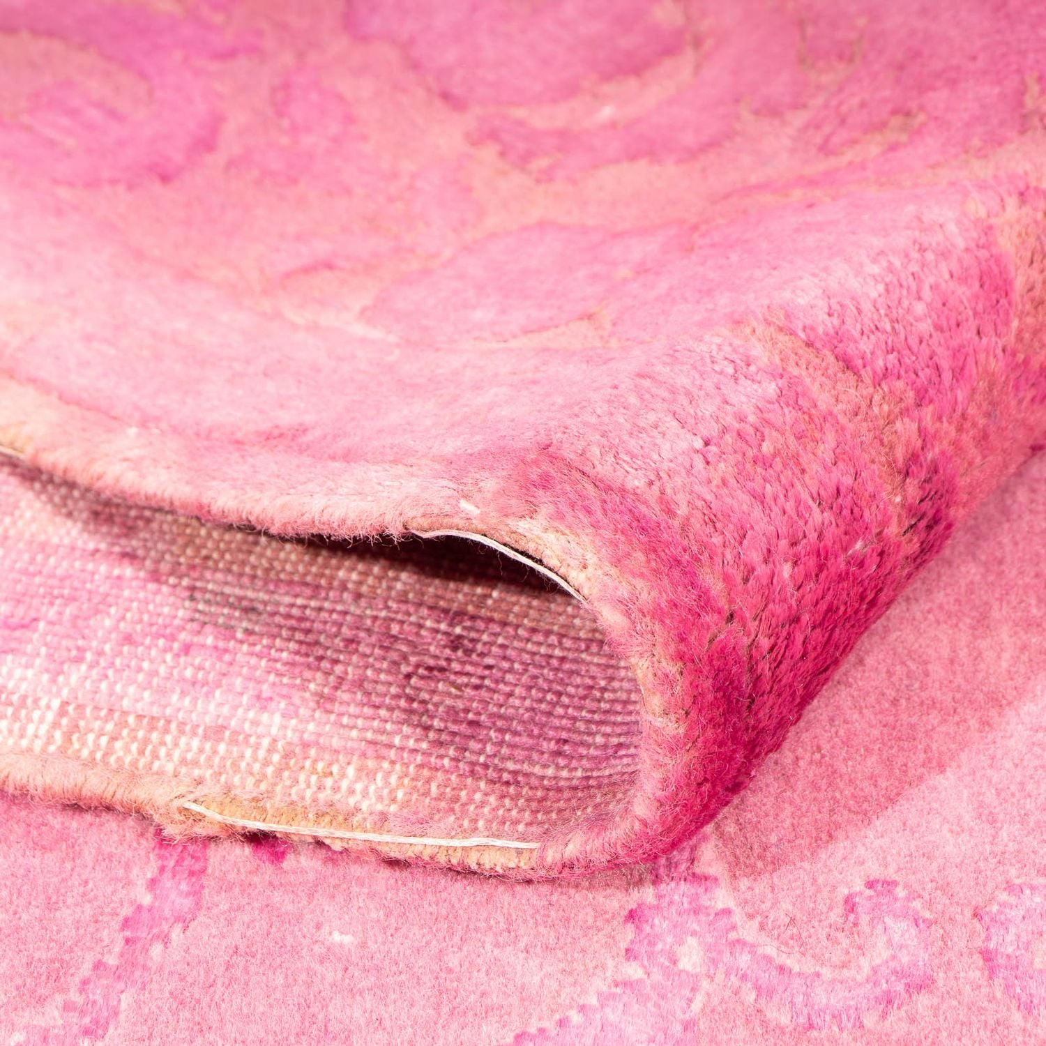 Tapis en viscose - 323 x 200 cm - rose