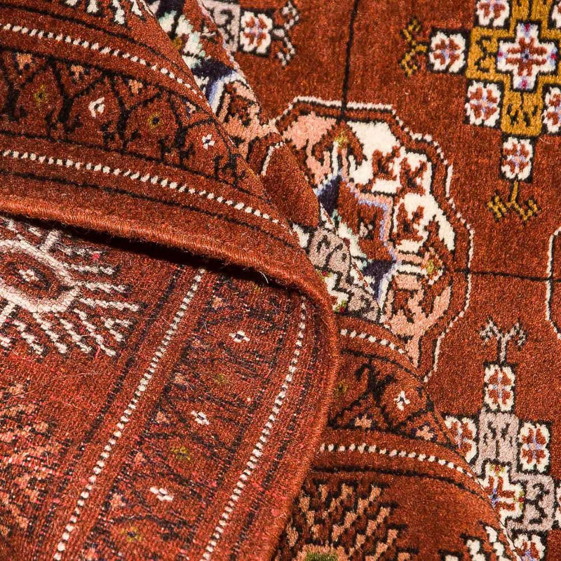 Tapis Turkaman - 154 x 103 cm - marron