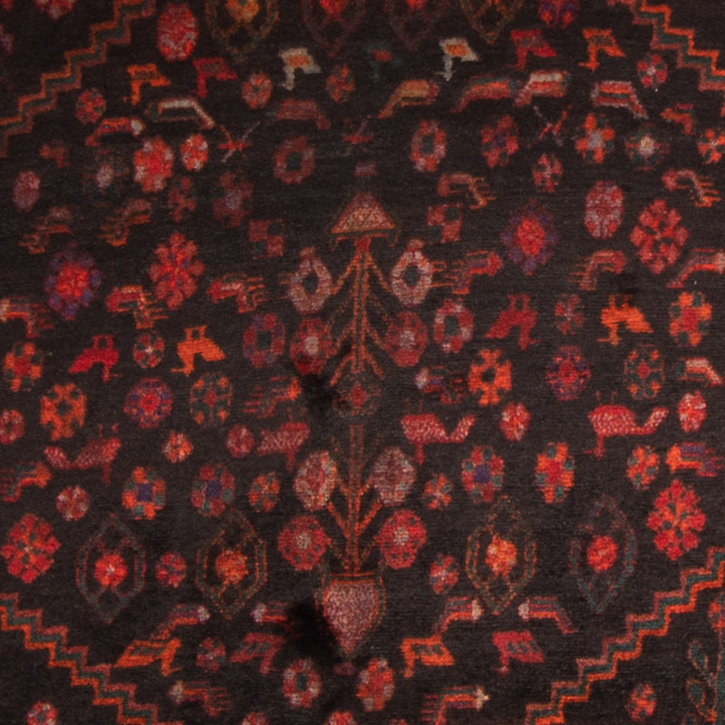 Tapis de couloir Tapis persan - Nomadic - 380 x 146 cm - bleu foncé