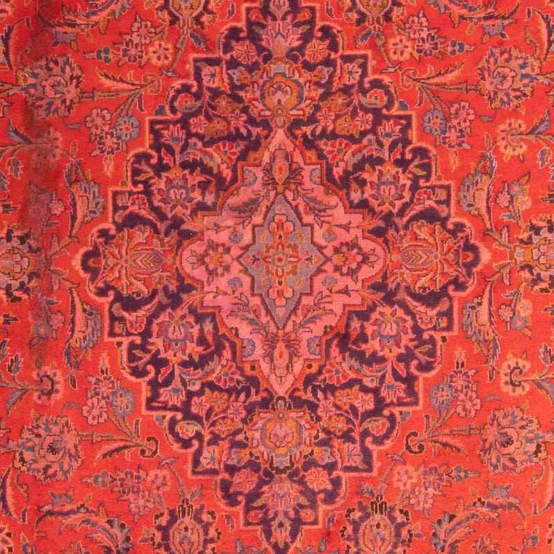 Tapis persan - Keshan - 390 x 250 cm - rouge clair