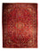 Tapis persan - Nomadic - 460 x 326 cm - rouge foncé