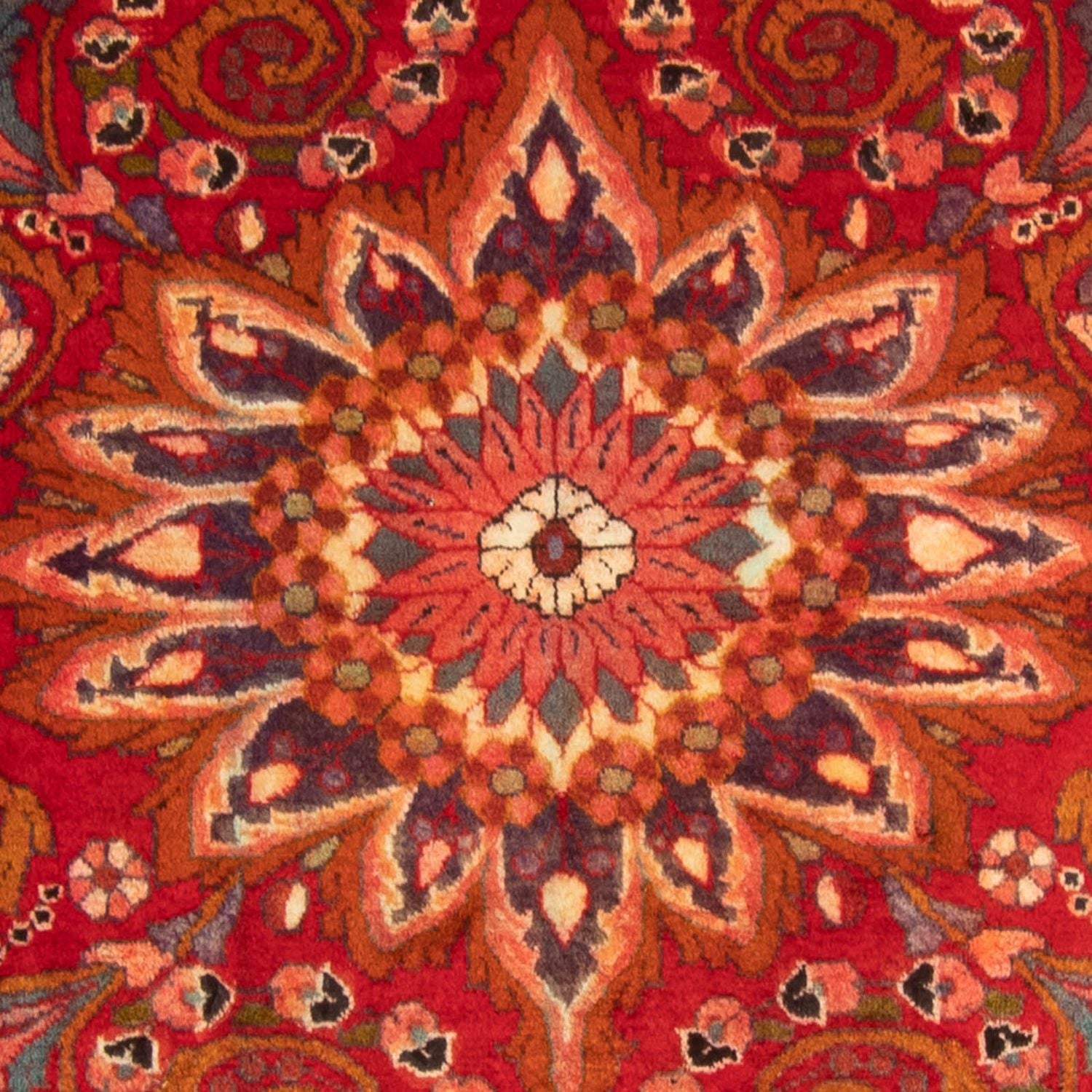 Tapis persan - Nomadic - 460 x 326 cm - rouge foncé
