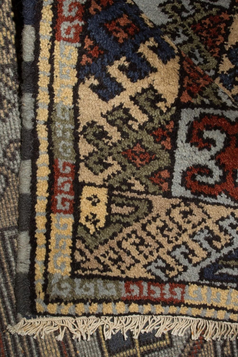 Tapis oriental - 151 x 92 cm - bleu clair
