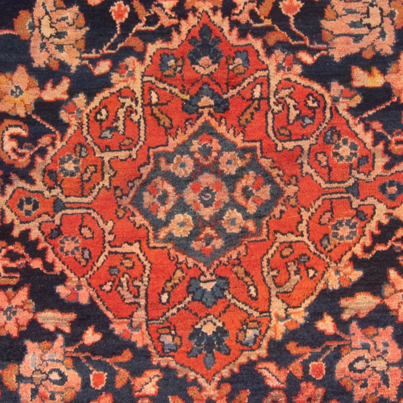 Tapis persan - Nomadic - 364 x 197 cm - bleu foncé